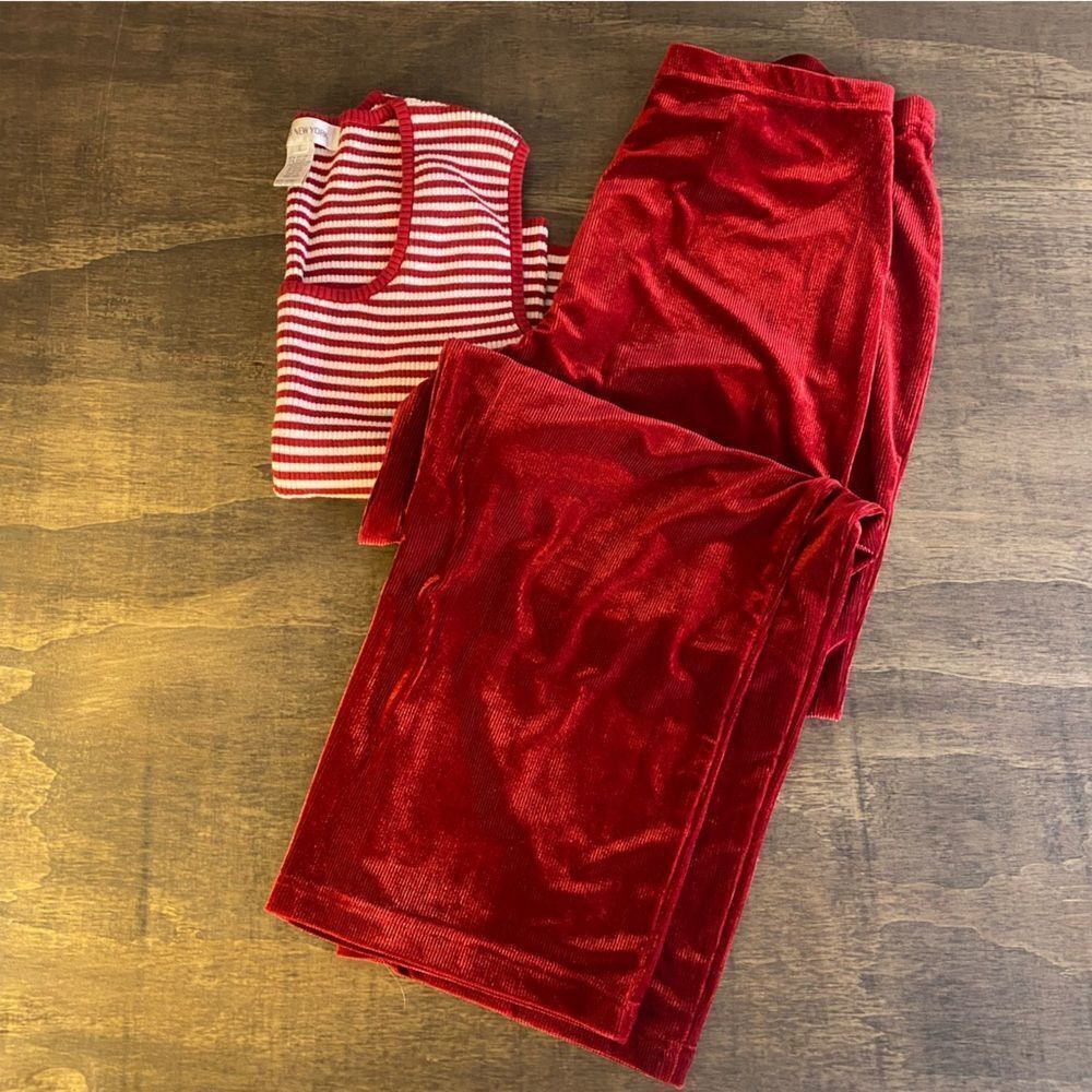 Kathie Lee Collection Red Velvet Fabric